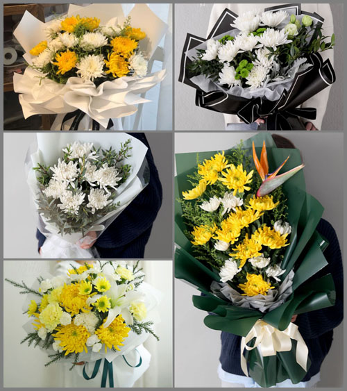 河南平顶山汝州市蟒川镇白事花束代送